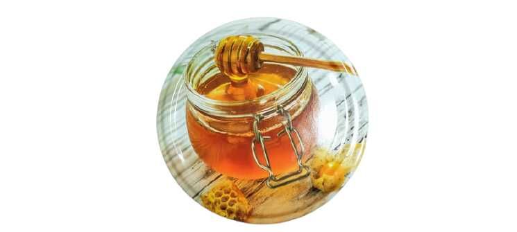 Zakrętki do słoików MIÓD FI82 Honey Jar / 100 sztuk