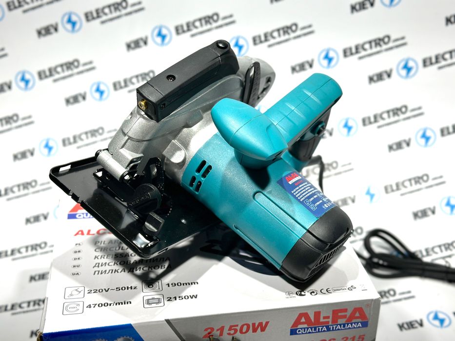 Пила дисковая циркулярная AL-FA ALCS-215 (2 диска;2150w;Лазер)