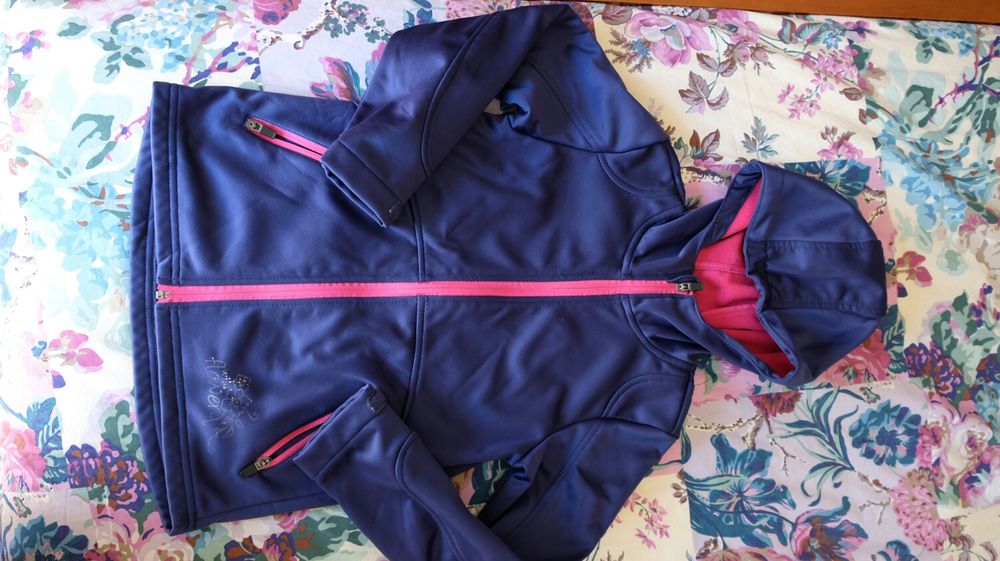 Casaco de desporto, inverno, menina 6 a 8 anos