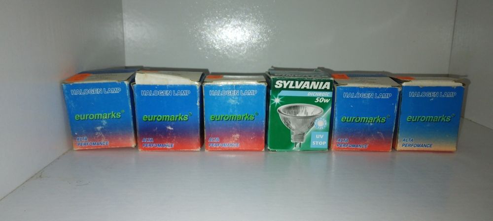 25 Lampadas halogéneo 50 watts
