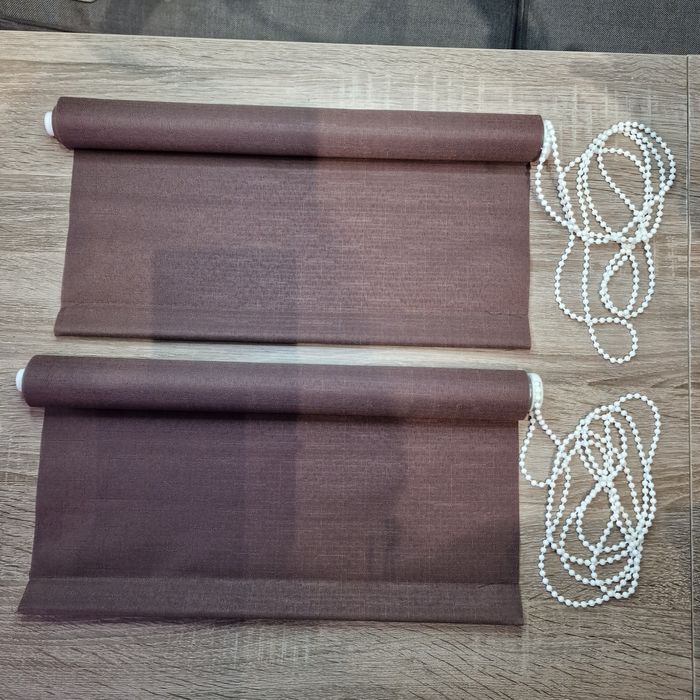 2x roleta zaciemniająca 38x150 ciemna brązowa NOWE zestaw 2 sztuk