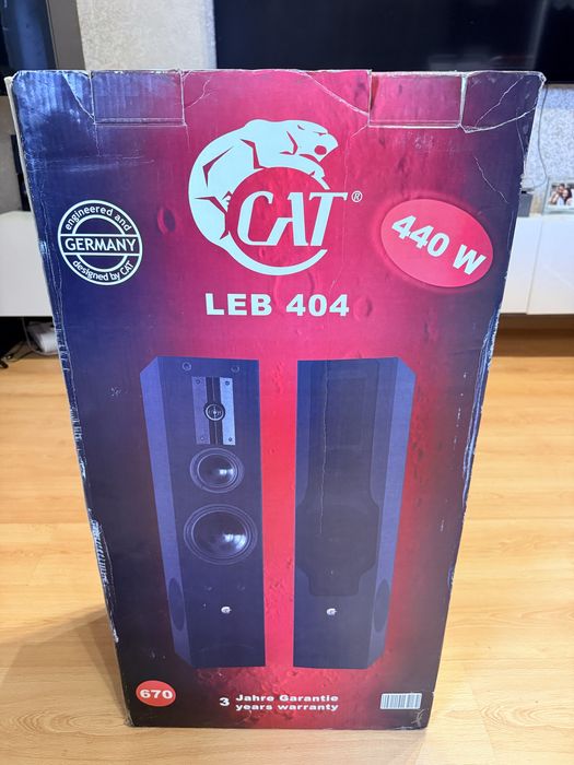 Glosniki kolumny 440W nowe drewniane