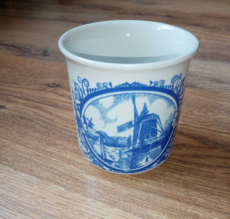 Kubek do kakao PRL - Tułowice Wiatraki Młyn Wiatrak