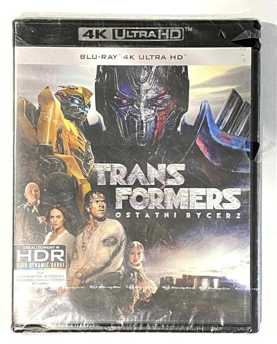 TRANSFORMERS: OSTATNI RYCERZ / Po Polsku / film Blu-Ray 4K Ultra HD