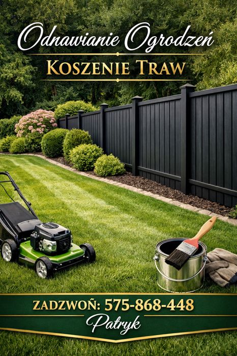 Koszenie, prace konserwacyjne CENY IDEALNE!