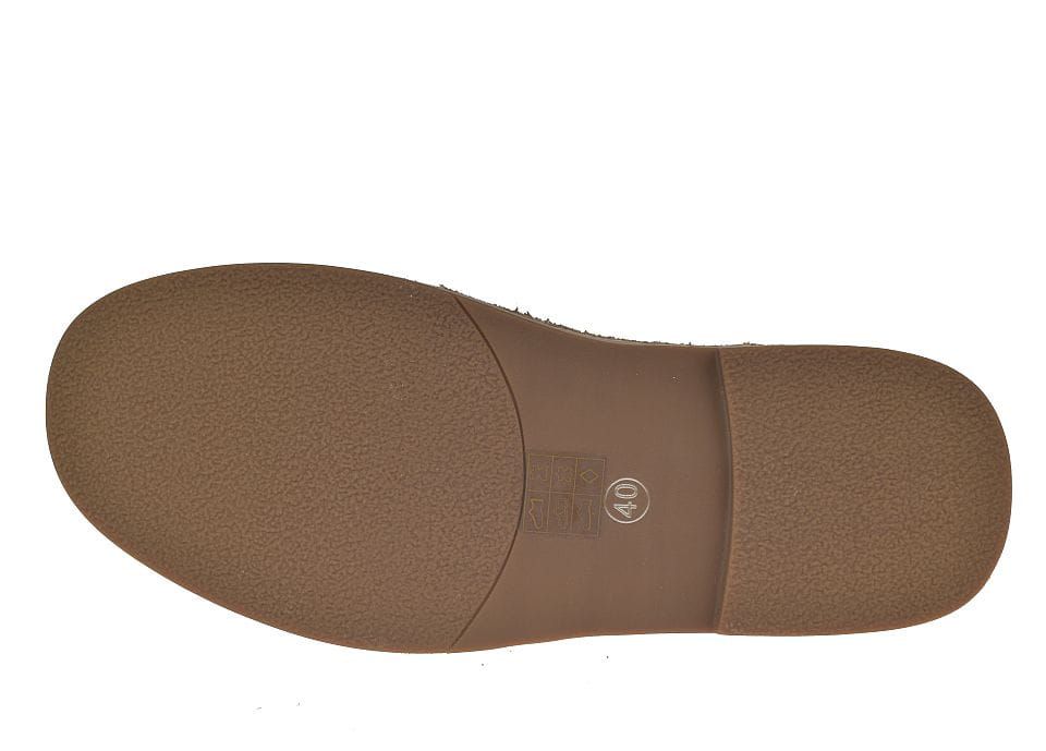 Trzewiki męskie zamszowe skórzane JK/B-4-602 camel – komfort roz. 45