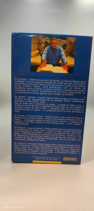 Box VHS - A Bíblia 4 VHS