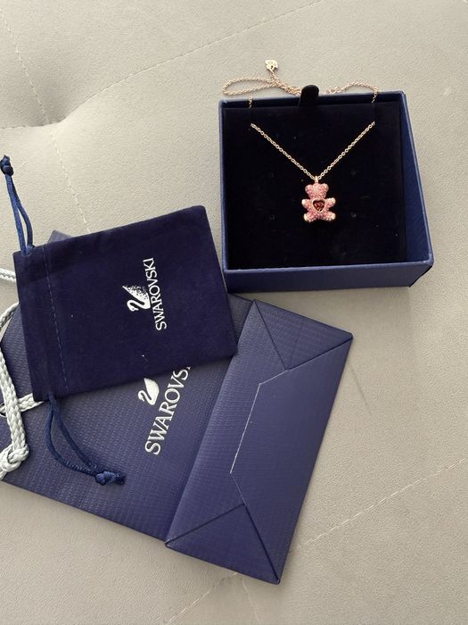 Swarovski naszyjnik miś