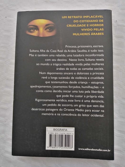 Livro Princesa Sultana.