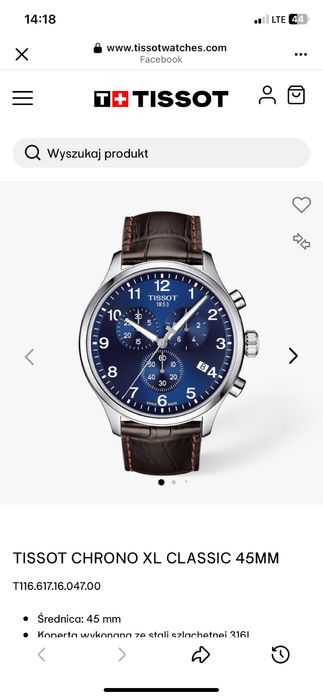Zegarek Tissot - piekny stan, full set na gwarancji, zobacz !!