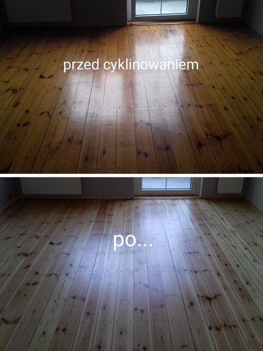 Cyklinowanie podłogi , układanie