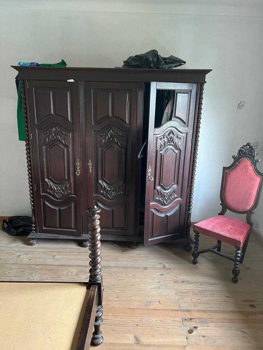 Quarto completo em nogueira maciça64738696709891123