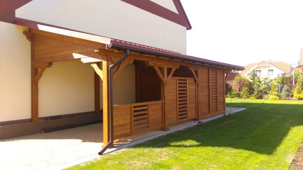 Wiata , dobudówka , garaż , carport , drewutnia , zadaszenie