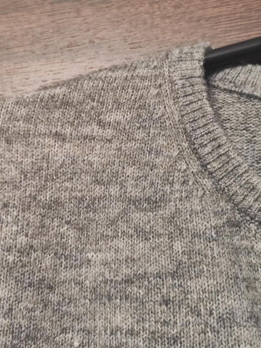 Sweter szary rozpinany