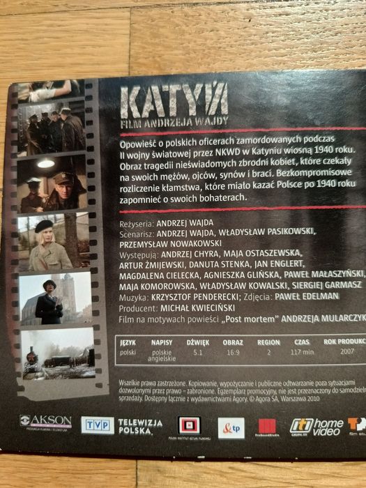 Katyń  film DVD Andrzeja Wajdy