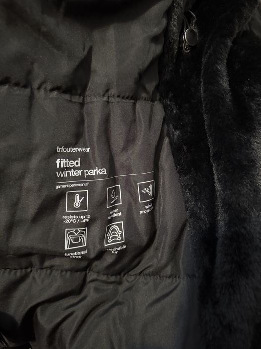 Casaco parka com water and wind protection