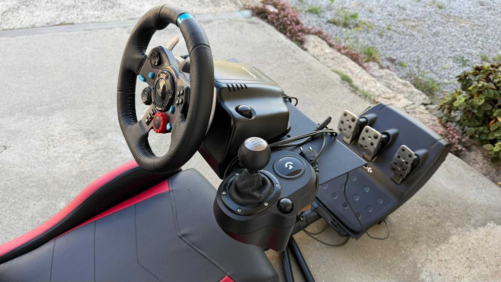 Volante + cadeira + shifter