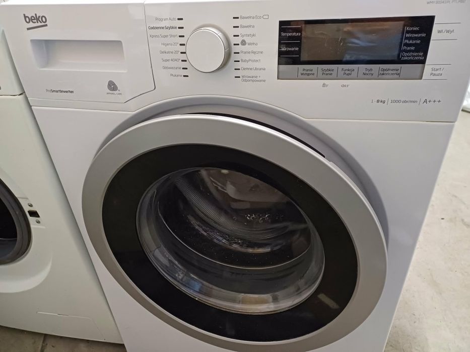 Pralka Beko ProSmartInverter, 8kg, 1000obrotów, sprawna