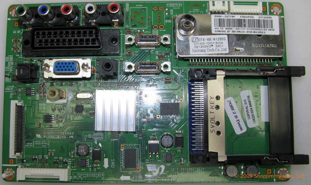 bn94..02779p mainboard tv lcd samsung le32b350f1w