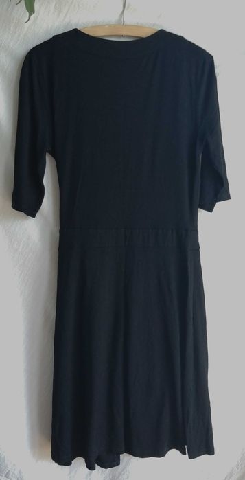 H&M  M 38 / L 40 sukienka kopertowa czarna midi