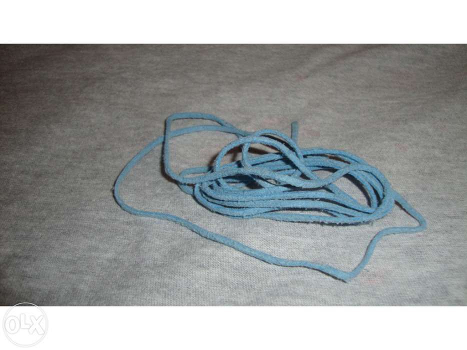 Fio azul dupla funcionalidade - colar e pulseira