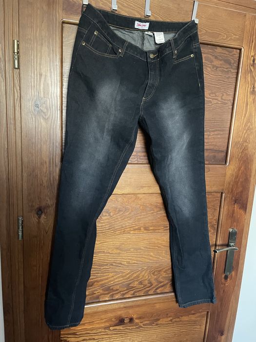 Jeansy granatowr bonprix