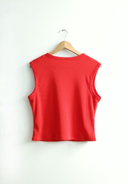 Koszulka top kamizelka czerwona H&M L