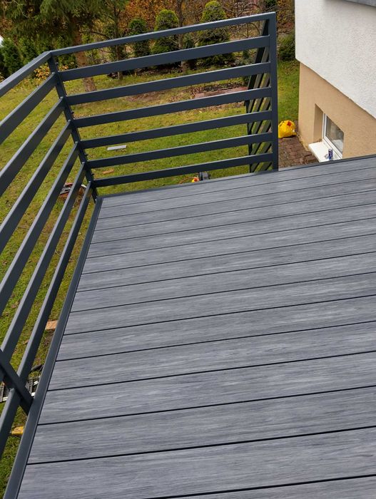 Balkon dostawny, taras stal-kompozyt