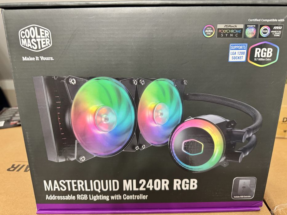 Chłodzenie wodne Cooler Master MasterLiquid ML240R RGB 2x120mm
