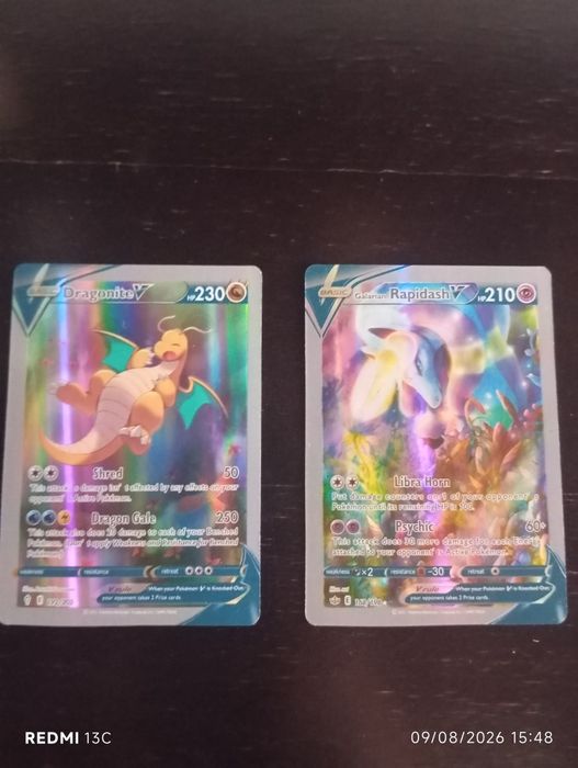 Vendo cartas do Pokémon