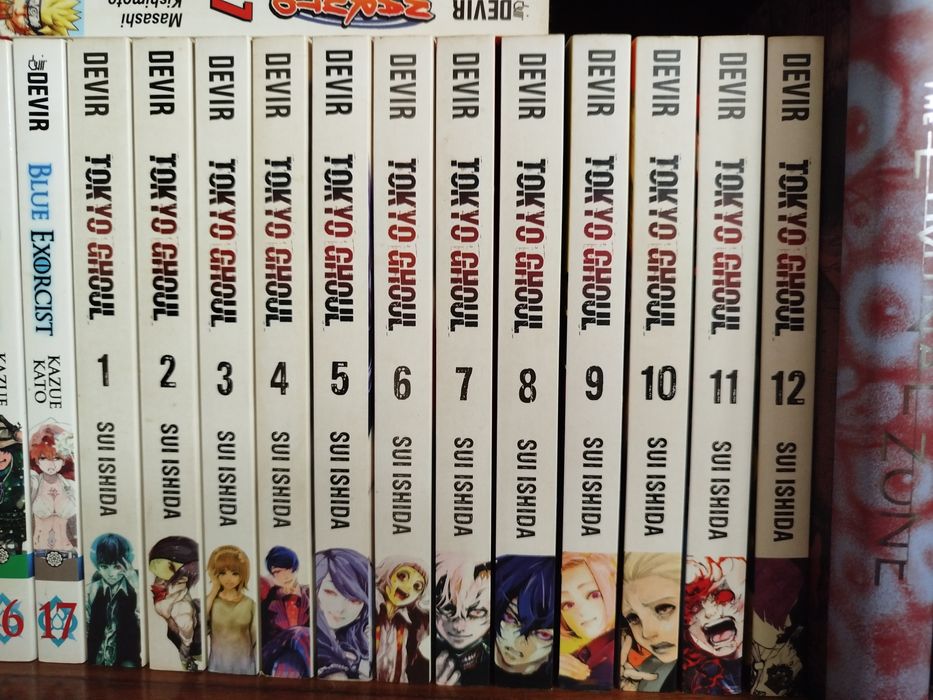 Mangá Tokyo Ghoul - Volume 1 ao 12