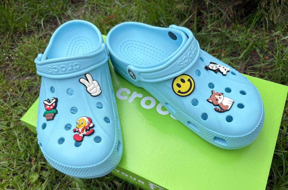 Крокси блакитні жіночі чоловічі Crocs Baya унісекс 36, 37, 38, 39, 40/41, 42 розмір