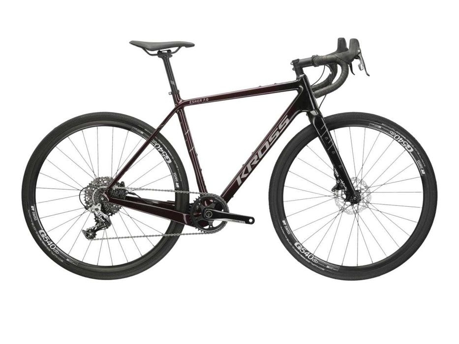 Kross Esker 7.0 28&quot; Gravel Carbon Sram Rival fioletowo-czarny r M