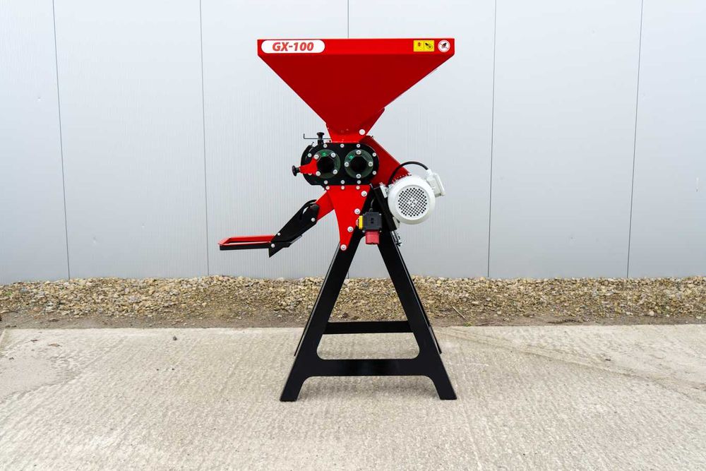 Gniotownik GX-100 == śrutownik do zboża kukurydzy == NOWY MODEL