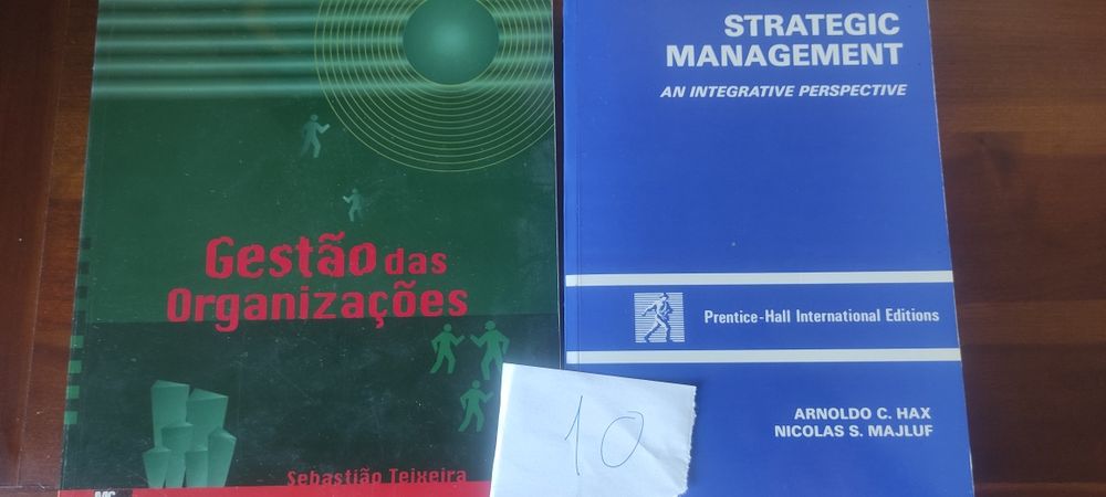 Conjunto de livros de gestão