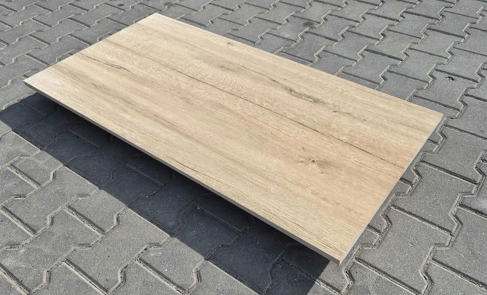 Płytki tarasowe gresowe drewnopodobne Suomi Cream 60×120×2 cm – 32 szt. / 23,04 m²