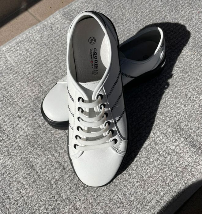 Skórzane wygodne buty