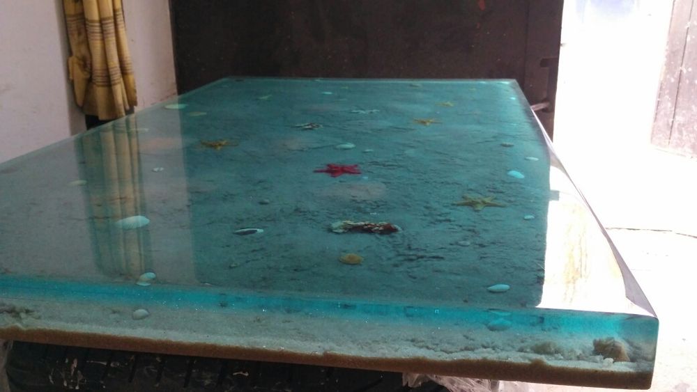 Стол из эпоксидной смолы, стіл з епоксидної смоли