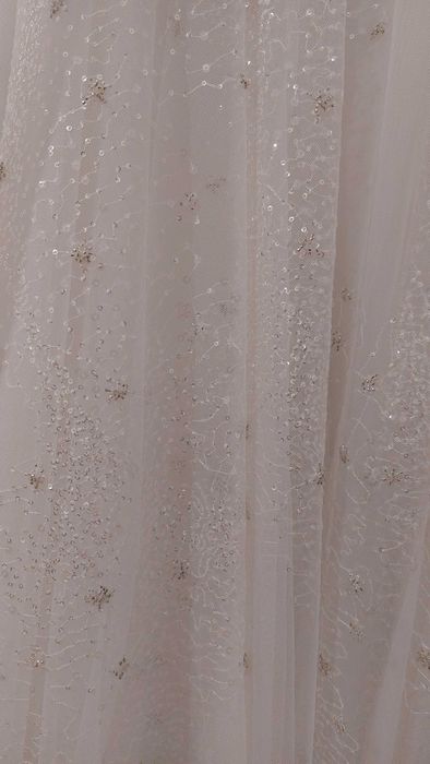 Suknia ślubna bogato zdobiona błyszcząca stan idealny