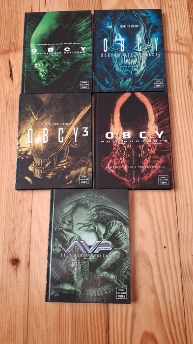 Płyta DVD i książka Obcy 5 części