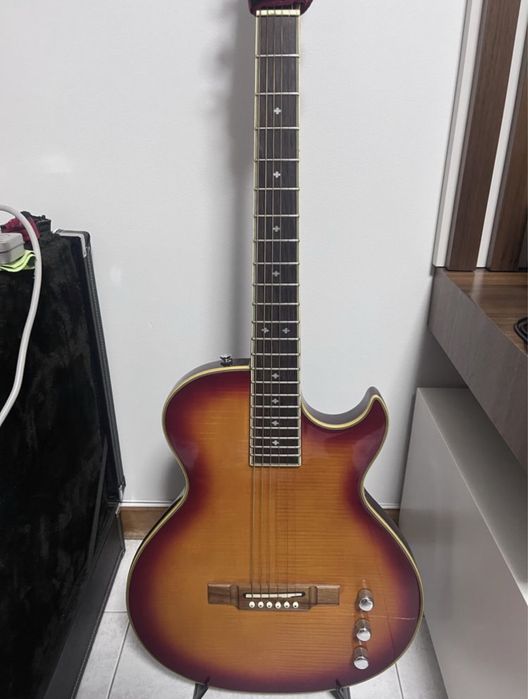 Washburn eletroacustica RARA estilo Godin Multiac