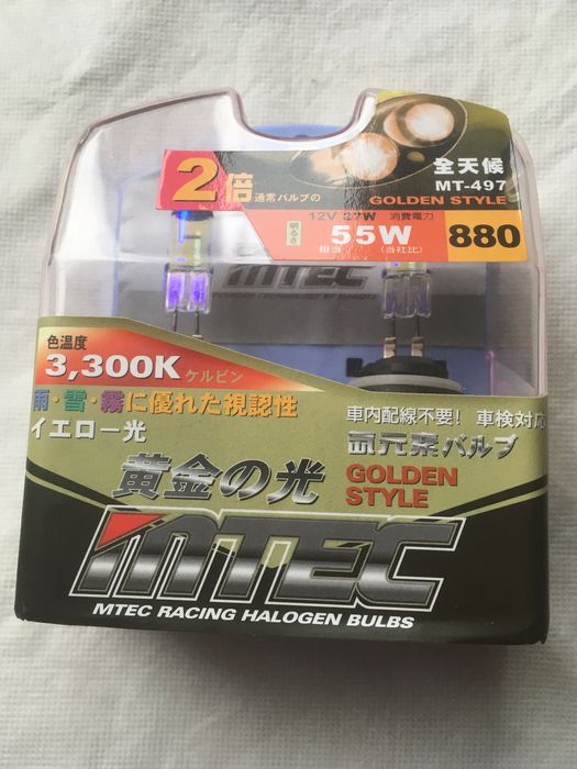 Автотампи 880 h27w/1 галогенні mtec 880 golden style