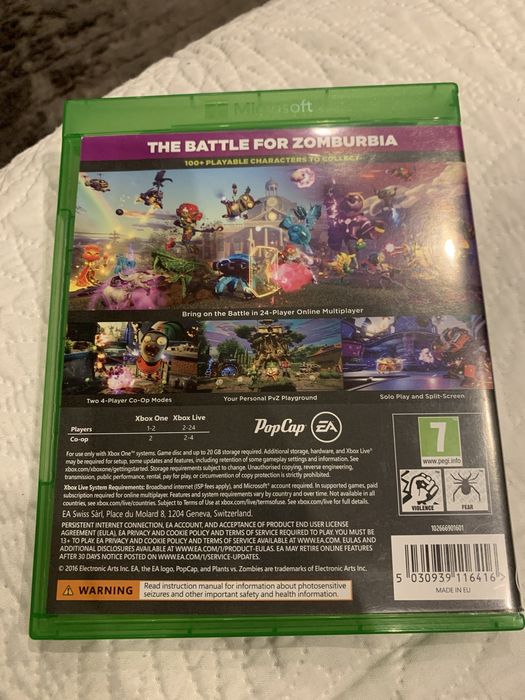 Xbox one Plants vs Zombies 1 i 2 czesc