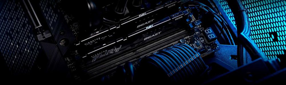 оперативная память Kingston FURY BEAST DDR5 8GB 5200MHz 16GB 4800MHz