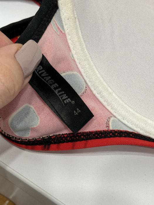 Купальник з пушапом червоний