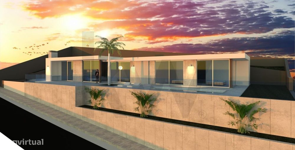 Moradia T3 Térrea Moderna com Piscina e Jardim na Calheta!