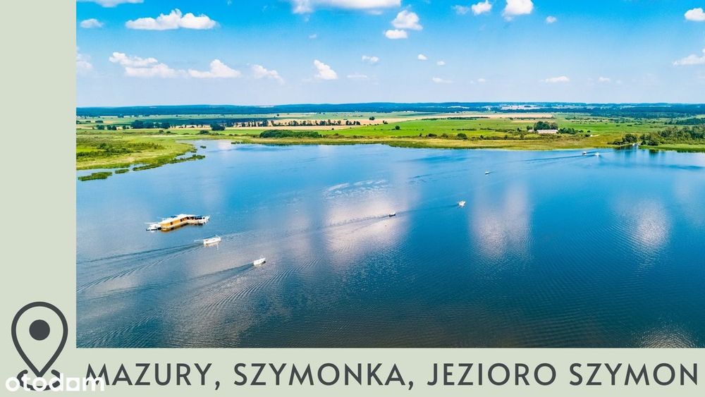 Szymonka, Jezioro Szymon z linią brzegową, Szlak WJM