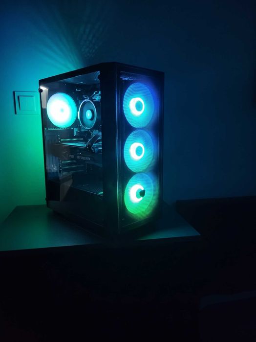Komputer gamingowy do gier /AMD Ryzen 5600X / 16GB RAM / karta graficzna RTX 5060 Ti 8GB / SSD 1TB / WiFi / Bluetooth / oświetlenie LED gwarancja