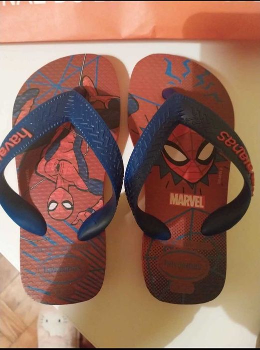 Havaianas criança spider man
