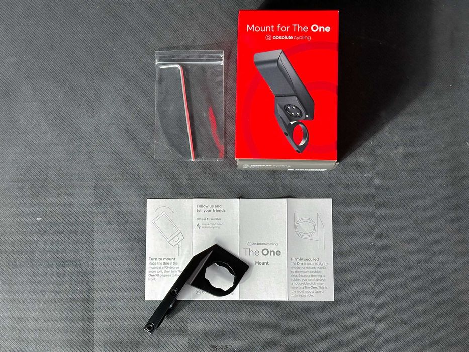 Absolute Cycling THE ONE – komputer rowerowy GPS premium + Uchwyt A